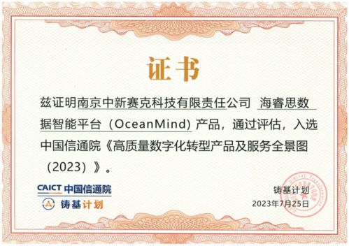 中國信通院發(fā)布《高質量數字化轉型產品及服務全景圖（2023）——信息系統(tǒng)集成服務篇》